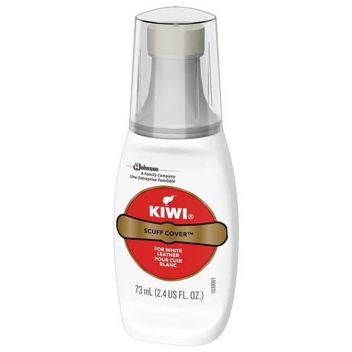 Vista 3 de KIWI Funda para rozaduras, 1 botella con aplicador de esponja, blanco, 2.4 onzas líquidas