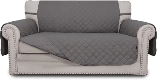 Vista 277 de Easy-Going - Funda reversible para sofá, resistente al agua, con varillas de espuma y correas elásticas, protector de muebles para mascotas y perros