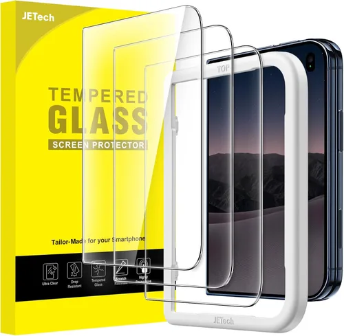 Vista 8 de JETech Protector de pantalla de cobertura completa para iPhone 12 Pro Max