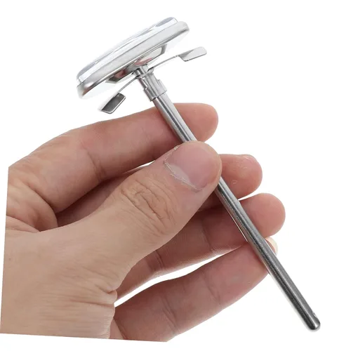 Vista 3 de Termómetro de acero inoxidable para freír profundo termómetro de aceite para cocinar indicador de temperatura preciso para barbacoa