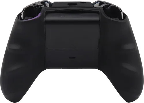 Vista 4 de RALAN Laser Purple Handprint Design Controller Skin with 4 Thumb Grips for Xbox One, Anti-Slip Silicone Controller Cover Protector Case Compatible