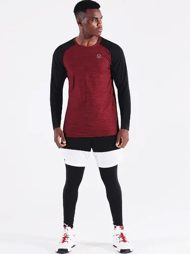 Vista 7 de NELEUS Camisetas deportivas de manga larga Dry Fit para hombre