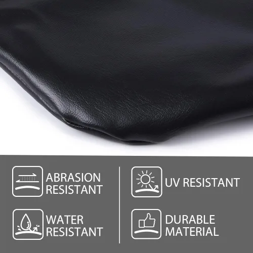 Vista 5 de G-PLUS Funda de asiento compatible con Honda Fourtrax 300 1988-2000, funda de asiento negra