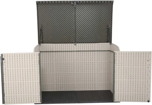 Vista 2 de Lifetime Products caja de almacenamiento horizontal Lifetime 60170, color tostado