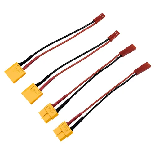 Vista 10 de 2 pares de conectores adaptadores JST a EC3 macho hembra para batería Lipo con cable de 10 cm 20 awg para RC FPV Racing Drone Multicopter Quadcopter