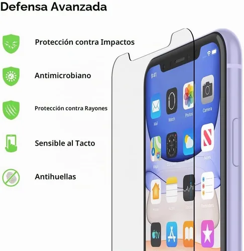 Vista 2 de Belkin Protector de pantalla de vidrio templado 9H resistente a