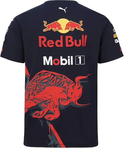 Vista 3 de Red Bull Racing - Polo oficial de Teamline, para hombre, talla XS