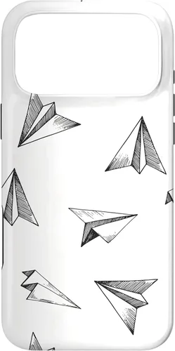 Vista 22 de Papel Avión Patrón Avión Avión Aviación Aviación Caso para iPhone 17