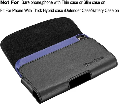 Vista 4 de iphone7G 6G 5G funda de piel cinturón para transporte