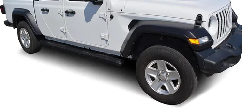 Vista 7 de Black Horse Cutlass - Estribos negros compatibles con Jeep Gladiator 2020-2026, RN-JEG1-79-BK