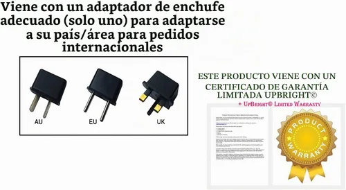 Vista 5 de UpBright Adaptador CA/CC de 25.2V compatible con Hover-1 My First 1st H1-MFH H1-MFH-BLU 21.6V batería de iones de litio DSA-MFH-BLK XHover-1 Hyleton