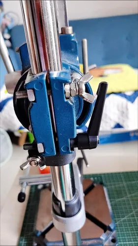 Vista 8 de Othmro Manija de palanca de sujeción M8 con botón de rosca M8, palanca de trinquete de aleación de aluminio, mango de bloqueo ajustable con perno