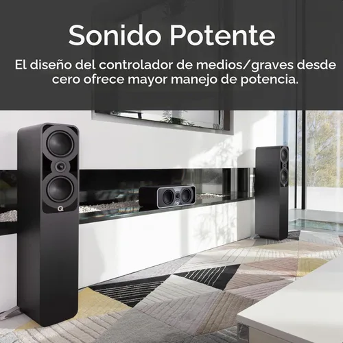 Vista 6 de Q Acoustics 5040 - Altavoces de pie – Holme Oak Pair Roble Holme