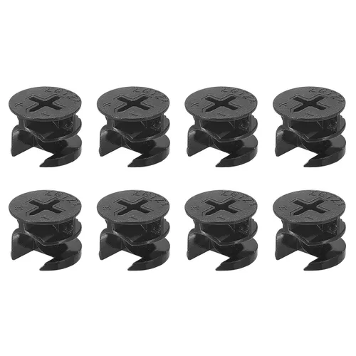 Vista 11 de HARFINGTON Tuerca de bloqueo de leva para muebles, 8 piezas de 0.591 x 0.472 in, tuercas de bloqueo para muebles, accesorios de leva de conexión