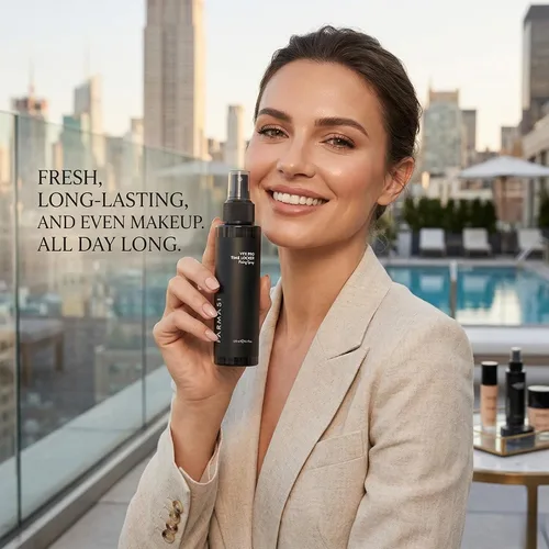 Vista 7 de FARMASI Makeup Time Locker, spray fijador de maquillaje de larga duración, sin aceite, ligero, revitaliza todo el día, acabado natural, 4.2 onzas