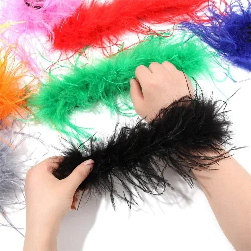 Vista 5 de Cooluckday 2 pulseras de plumas para mujer, diseño de círculo, palmaditas, decoración de muñeca, brazaletes