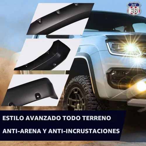 Vista 7 de PIT66 Aletas de parachoques, compatibles con Chevy Silverado 1500 07-13/Silverado 07-14 2500 HD 3500 HD