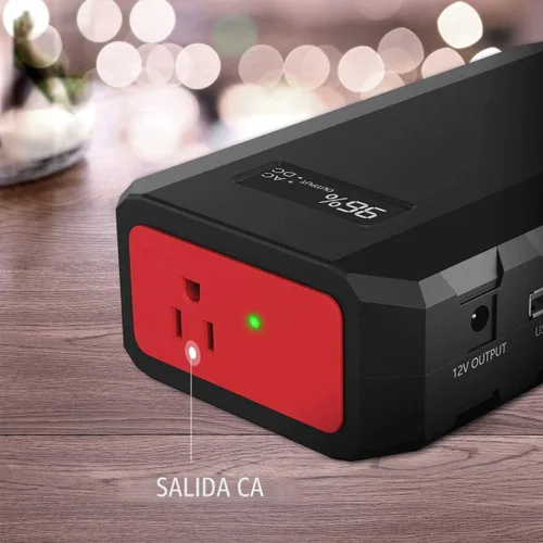 Vista 8 de SinKeu Banco de energía portátil de 24000 mAh con salida de CA, cargador portátil para portátil de 88.8 Wh, estación de energía portátil