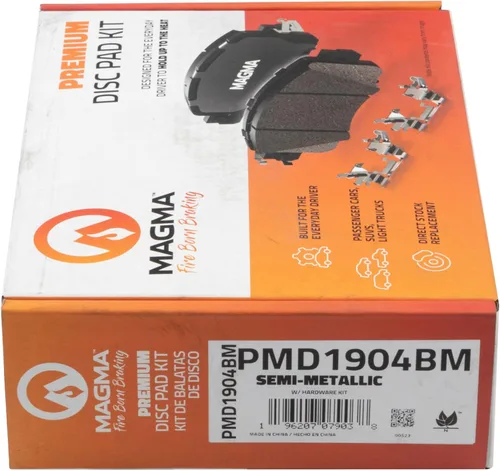 Vista 5 de MAGMA Premium PMD1904BM Pastillas de freno semimetálicas, delanteras