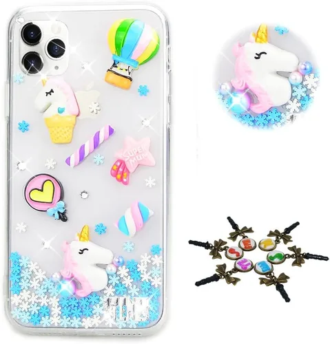 Vista 10 de Funda brillante compatible con Google Pixel 7a, elegante funda 3D hecha a mano con diseño de diamantes de imitación de libélula y diamantes
