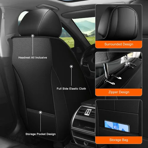 Vista 2 de AOMSAZTO Juego delantero para fundas de asiento Toyota RAV4 2013-2026, 2