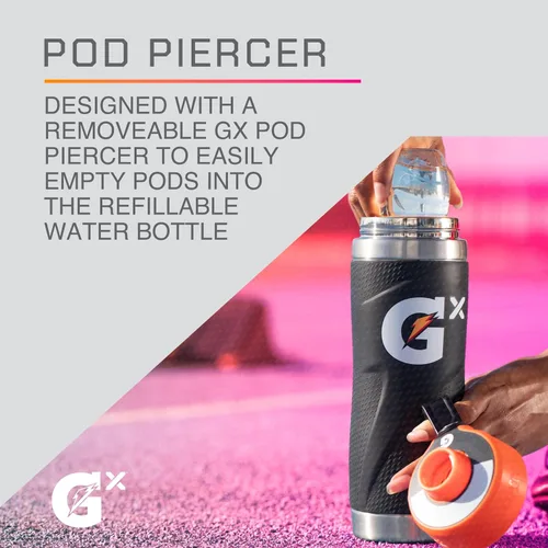 Vista 4 de Gatorade Botella de acero inoxidable Gx, 32oz