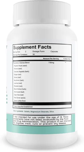 Vista 2 de Sebi Detox Cleanse - Apoyo avanzado de desintoxicación - Desintoxicación de todo el cuerpo comenzando con el intestino - Ayuda a eliminar toxinas