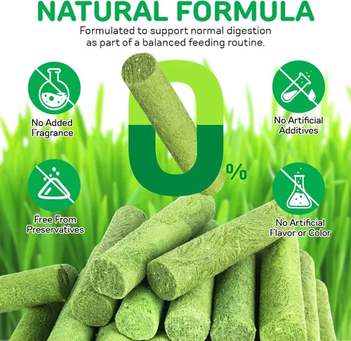 Vista 6 de ISUNRISE Palitos de hierba para gatos de 2.12 oz/2.12 onzas, deliciosas golosinas de hierba para gatos liofilizadas, comestibles, juguete