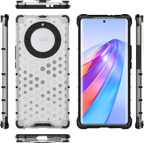 Vista 10 de Pzwoxukhov Funda para Honor X8 5G / X6 4G / X6s 4G, funda para Honor 70 Lite 5G Honeycomb Anti-Drop Shock-Absorbing Case Case Case for Honor 70 Lite