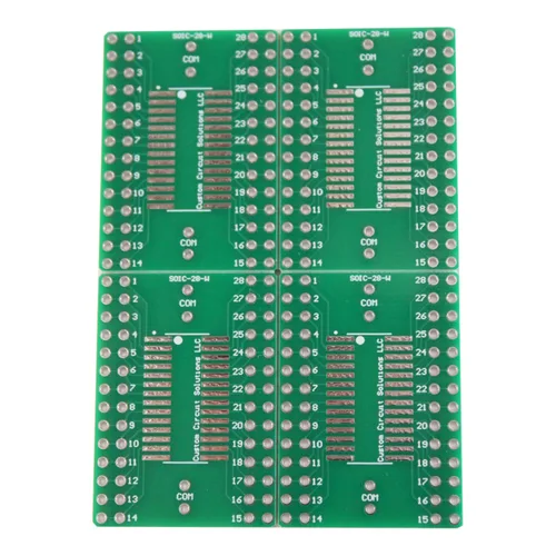 Vista 10 de Soluciones de Circuito Personalizado – Módulo de PCB de Separación SMD a DIP, 4-Pino, Adaptador de Cabezal de D2PAK (DPAK) a DIP con Resistencia SMT