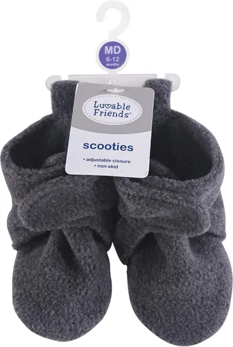 Vista 2 de Luvable Friends Botines de forro polar unisex para bebé