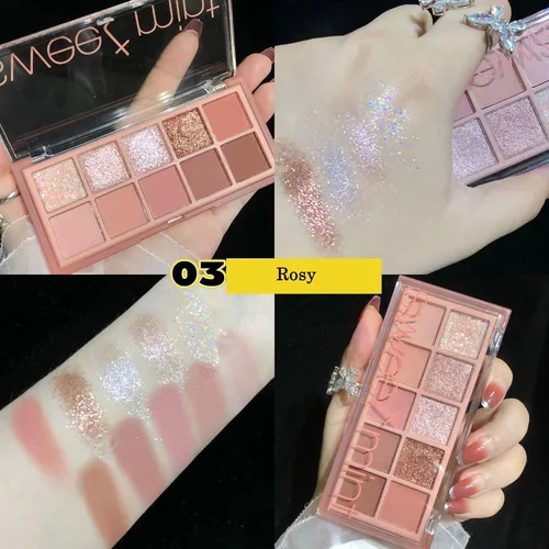 Vista 7 de BestLand Matte Nudes Paleta de sombras de ojos – Ultra Pigmentado, mezclable y de larga duración mate, brillante y acabado metálico sombra de ojos