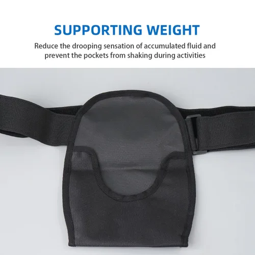 Vista 9 de Fundas para bolsa de ostomía, ajustable, portátil, para colostomía, impermeable, para estoma de ducha, con cinturón de soporte elástico ajustable