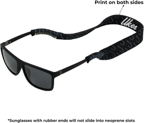 Vista 6 de Ukes Sunglass Strap - Glasses Strap with Floating Neoprene Material - Secure Your Glasses and Eyewear