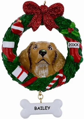 Vista 5 de Adorno de Navidad personalizado para mascotas de raza de perro (Beagle)