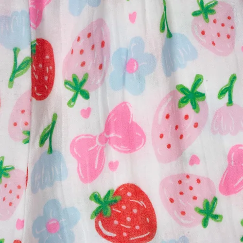 Vista 5 de Disney Conjunto de camiseta y pantalones cortos de gasa para bebés y niños grandes (12 meses - 14-16)