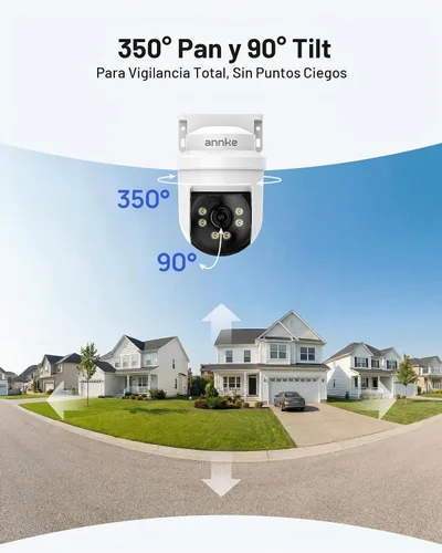 Vista 4 de ANNKE Sistema de cámara de seguridad al aire libre con cable de 8CH 5MP