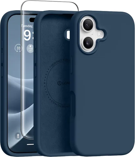 Vista 249 de GONEZ Funda magnética para iPhone 12 Case / 12 Pro Case, compatible con MagSafe, [protector de pantalla + protector de lente de cámara], funda