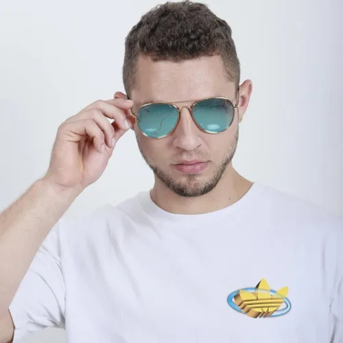 Vista 7 de Marfil CENTAURUS - Lentes de sol polarizados con filtro UV 400 protección 100 lente redonda unisex estilo deportivo para hombres y mujeres