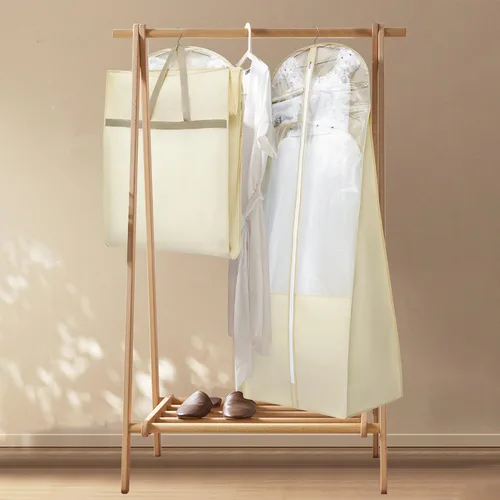 Vista 6 de ANZORG Bolsa de vestido de novia de 70 pulgadas para vestidos largos, bolsa de ropa de viaje para baile de graduación, vestido de noche, enagua