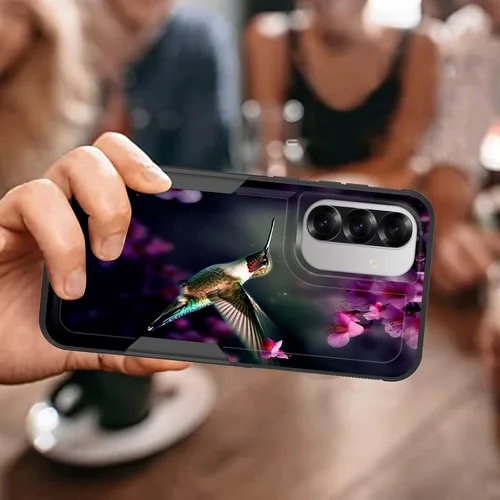 Vista 696 de Funda para Galaxy A14 5G, resistente de doble capa híbrida de policarbonato duro, goma suave, a prueba de golpes, funda protectora resistente