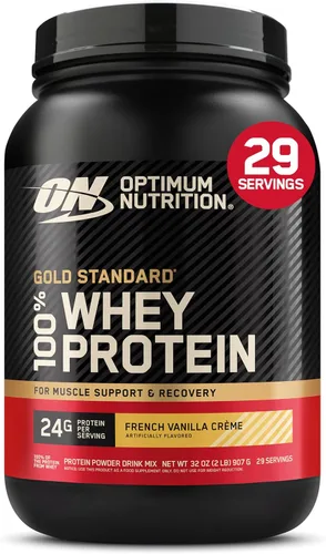 Vista 38 de Optimum Nutrition Estándar dorado 100% Proteína de Suero de Leche en Polvo, Pie de lima, 1.8 Libra