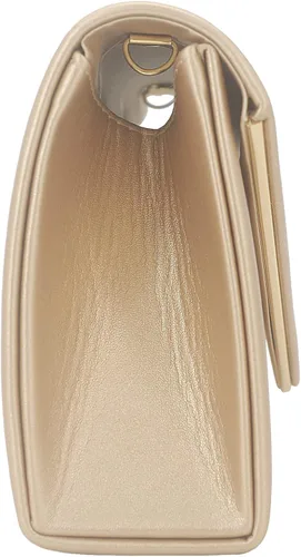 Vista 4 de Bolso de mano de cuero vegano con sobre clásico elegante bolso de noche plegable