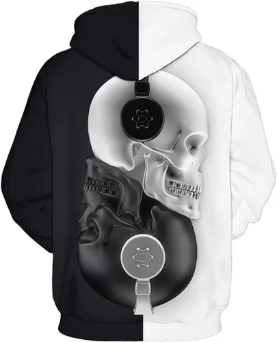 Vista 2 de Chaos World Men's Novelty Hoodie Realistic 3D Print Pullover Unisex Casual Sweatshirt