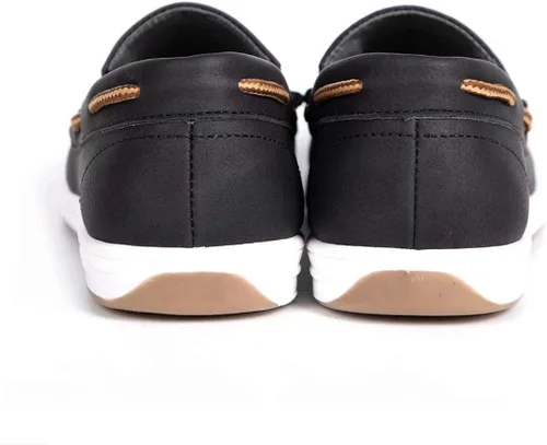 Vista 4 de CHERRY POPO Mocasines para niños, zapatos de barco casuales para niños, zapatos de vestir para niños
