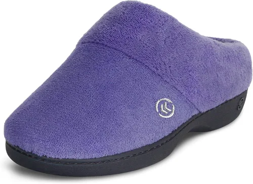 Vista 12 de isotoner Pantuflas clásicas de espuma viscoelástica antideslizantes para mujer Ceniza