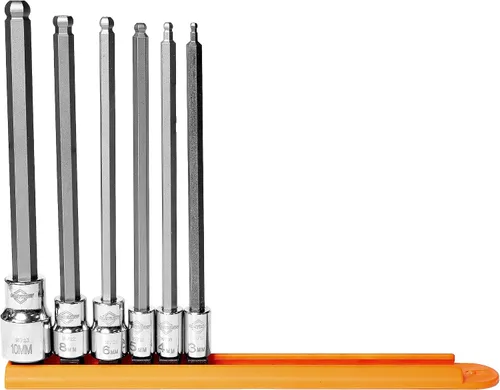 Vista 8 de Mayhew Tools 16032 Torx Juego de brocas de inserción, cromado, 10 piezas de longitud media