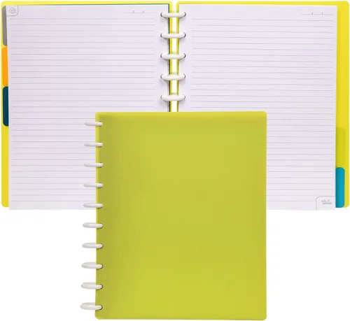 Vista 31 de Talia - Cuadernos de notas con tapas, planificador, personalizables, (Rosa de los 90, Junior (5.5 pulgadas x 8.5 pulgadas))