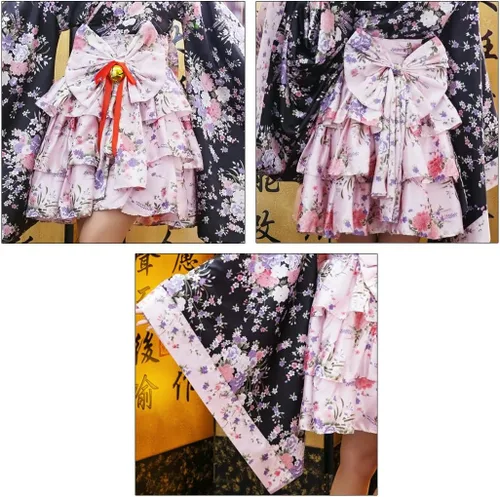 Vista 9 de Monique - Vestido para mujer, diseño de flores de cerezo