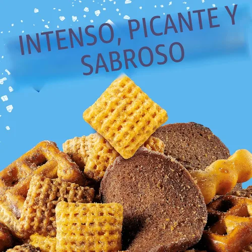 Vista 3 de Traditional Chex Mix, receta original, tamaño familiar, 12.5 oz